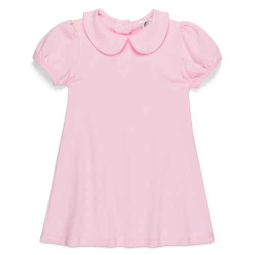 Blank Girl's Short Sleeve Peter Pan Dress
